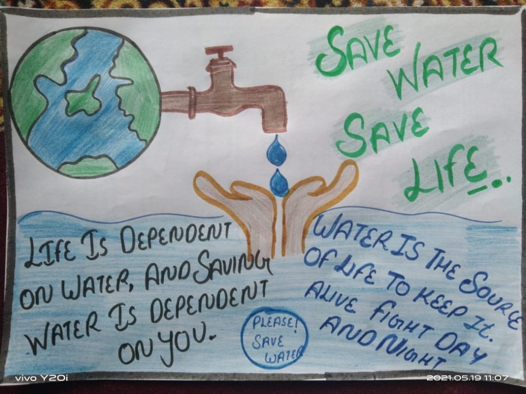 Save water save life – India NCC