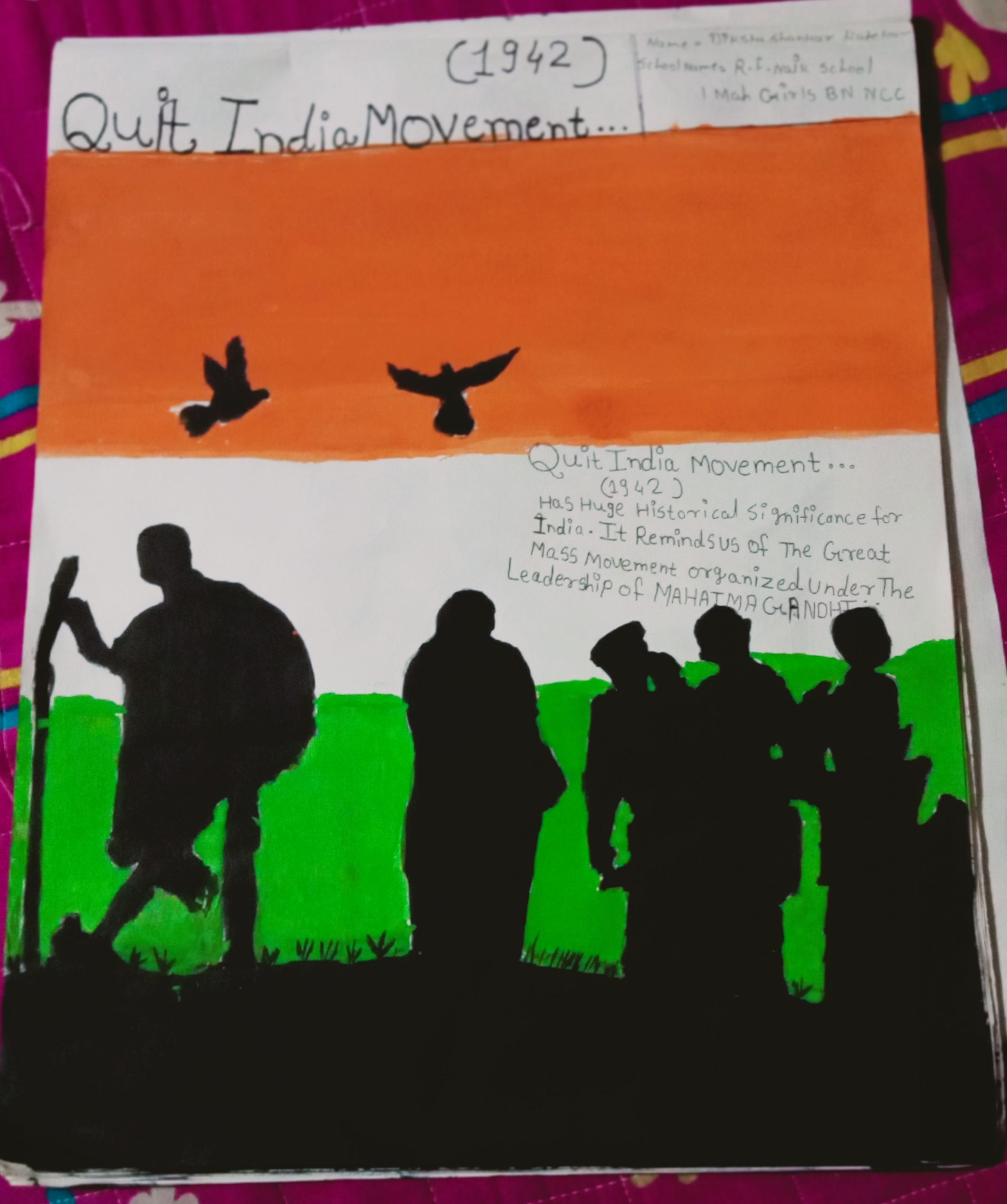 8 Quit India Movement Day Illustration - MasterBundles