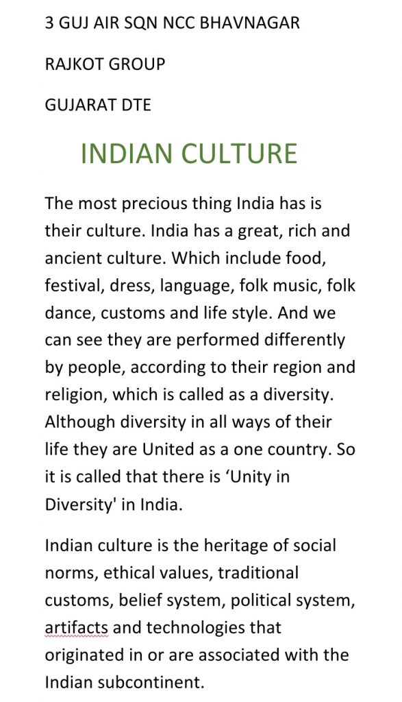 topic about indian