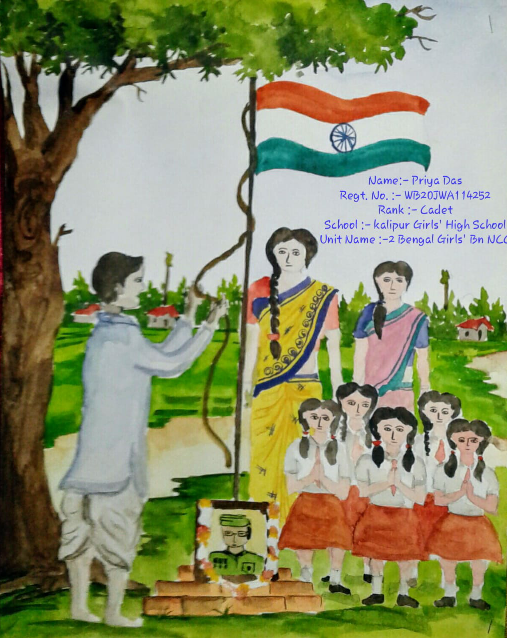 Republic day celebration Painting by Vaishnavi Belekar