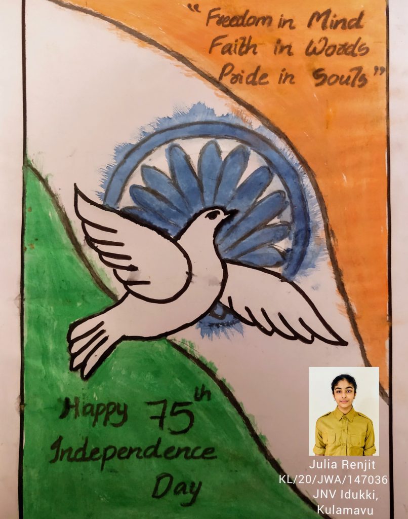 India's 75th independence day poster – India NCC