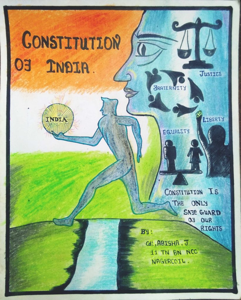 National Constitution Day Drawing | How To Draw Indian Constitution Day  Poster | National Law Day - YouTube