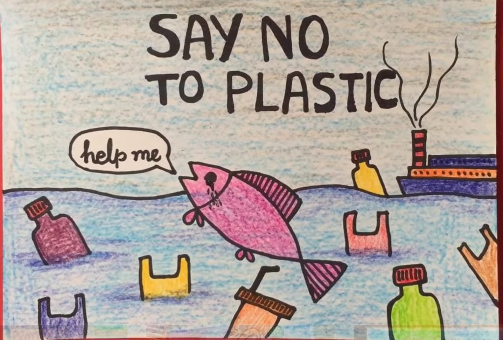 Premium Vector | Single use plastic ban environmental concept say no to  plastic concept vector illustration