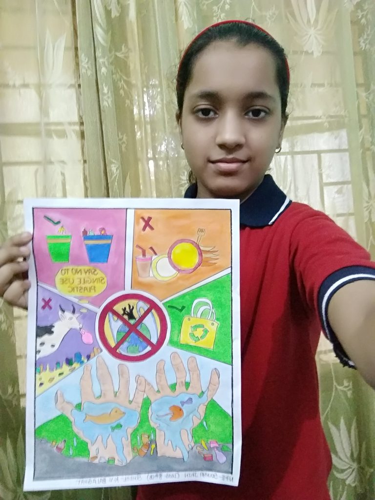 How to draw say no to single use plastic poster drawing || save environment  drawing - YouTube
