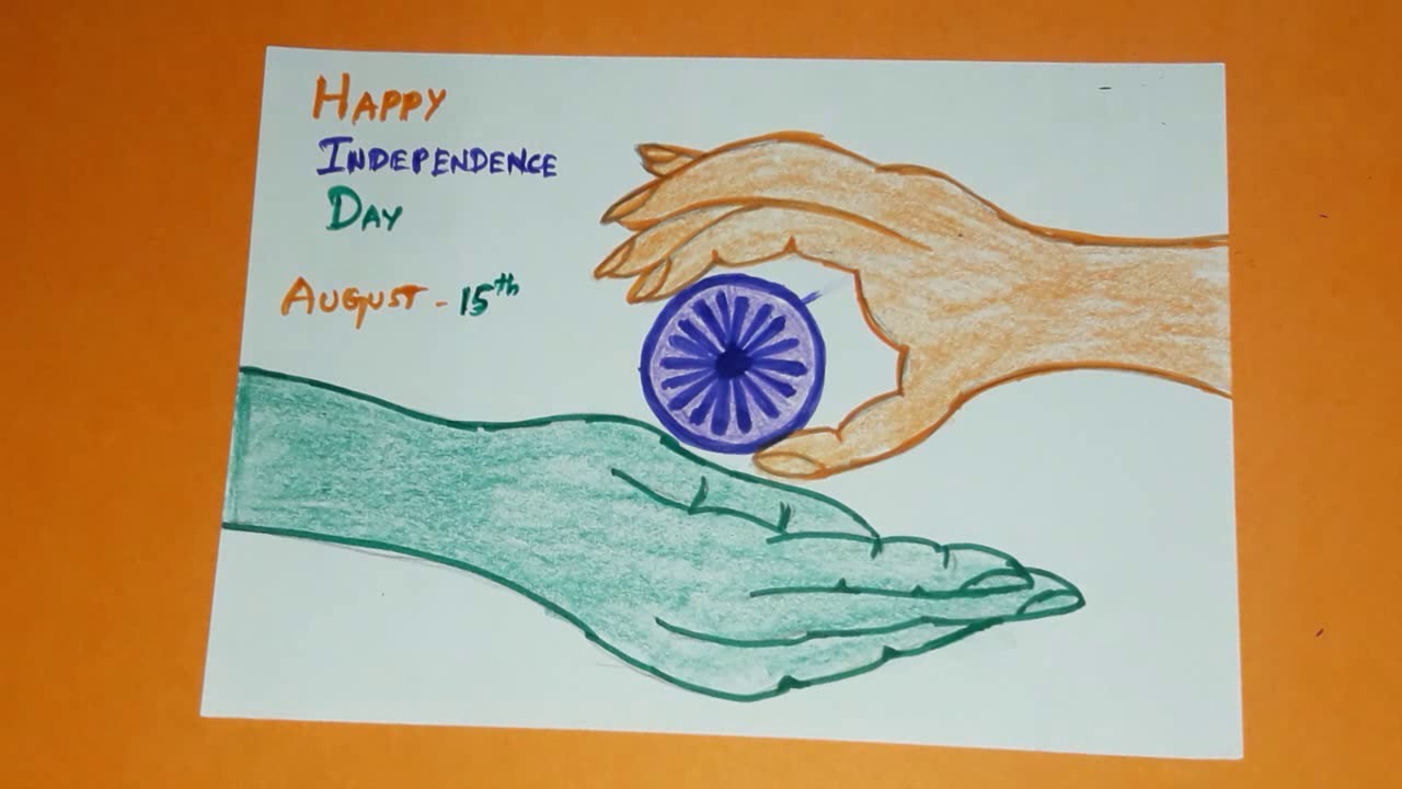 Independence day drawing | Art competition ideas, Oil pastel drawings easy, Independence  day drawing