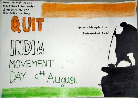 Quit India Movement Drawing  How to Draw Gandhiji  Independence Day  Drawing Ideas  Jay Hind  YouTub  Independence day drawing Movement  drawing Easy drawings