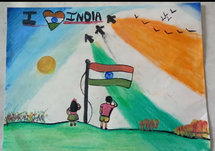 Easy Independence Day Drawing Ideas/75th Independence Day drawing/Azadi ka  Amrit Mahotsav Drawi… | Independence day drawing, Poster drawing, Independence  day poster