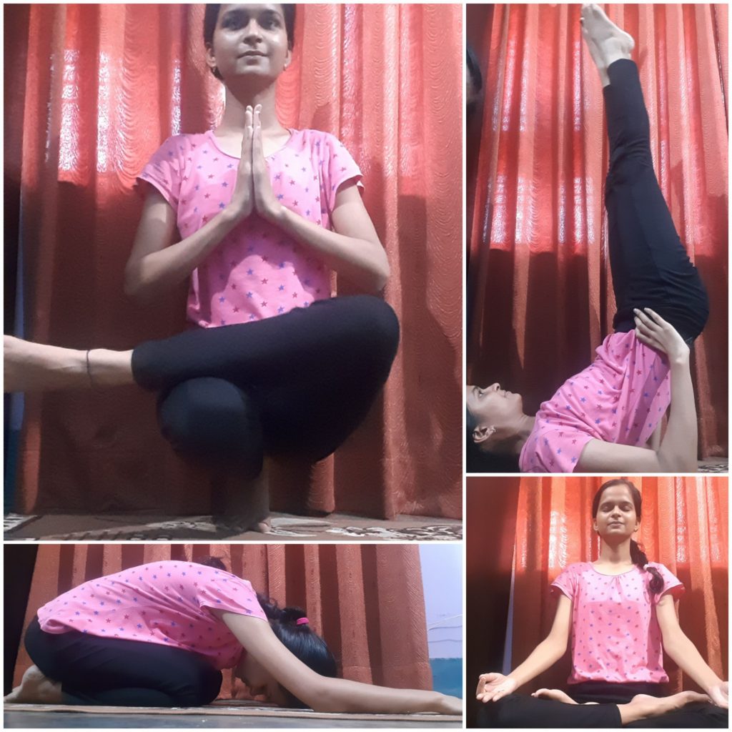 Picture of posses of yoga – India NCC