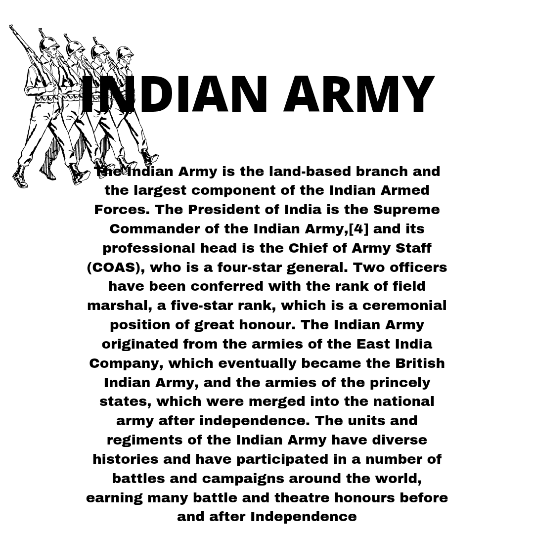 topic about indian army