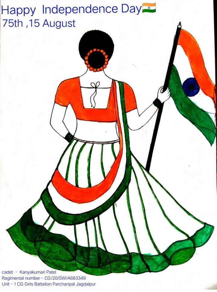 75th Independence Day | Indian art, Figure drawing, Drawings-saigonsouth.com.vn