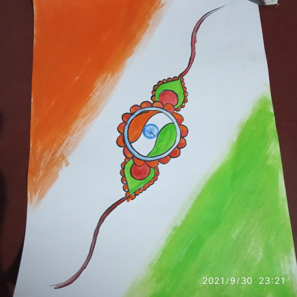 how to draw raksha bandhan independence day,indian army,independence day  drawing with oil pastel - YouTube
