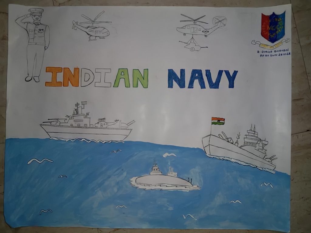 Top 84+ indian navy sketch super hot - in.eteachers