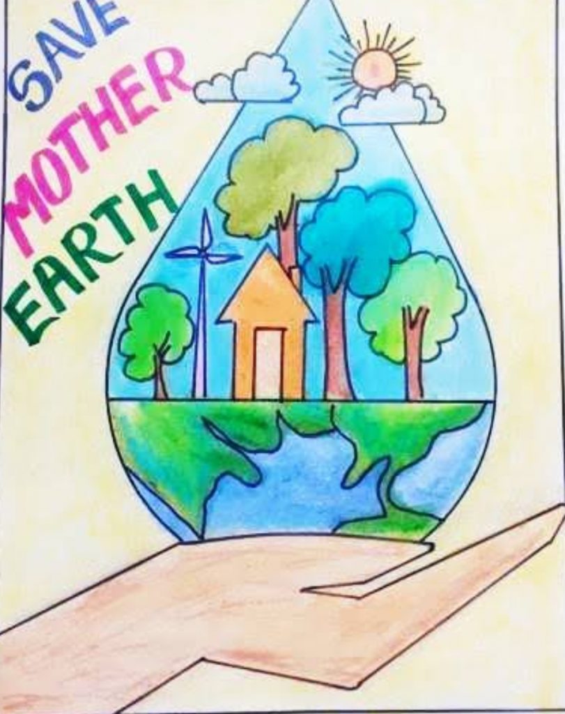 How to Draw World Environment Day Poster | Save Nature Drawing Easy -  YouTube