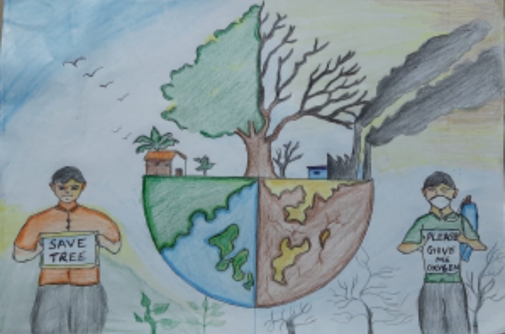 PAINTING ON ENVIRONMENT DAY – India NCC