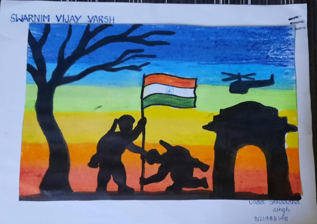 Indian independence day drawing. republic day poster drawing. Kargil Vijay  diwas drawing. swarnim vijay varsh painting. | By Easy Drawing SAFacebook