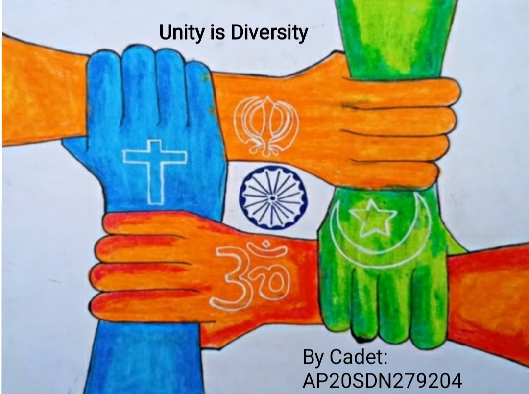 Unity is diversity India NCC