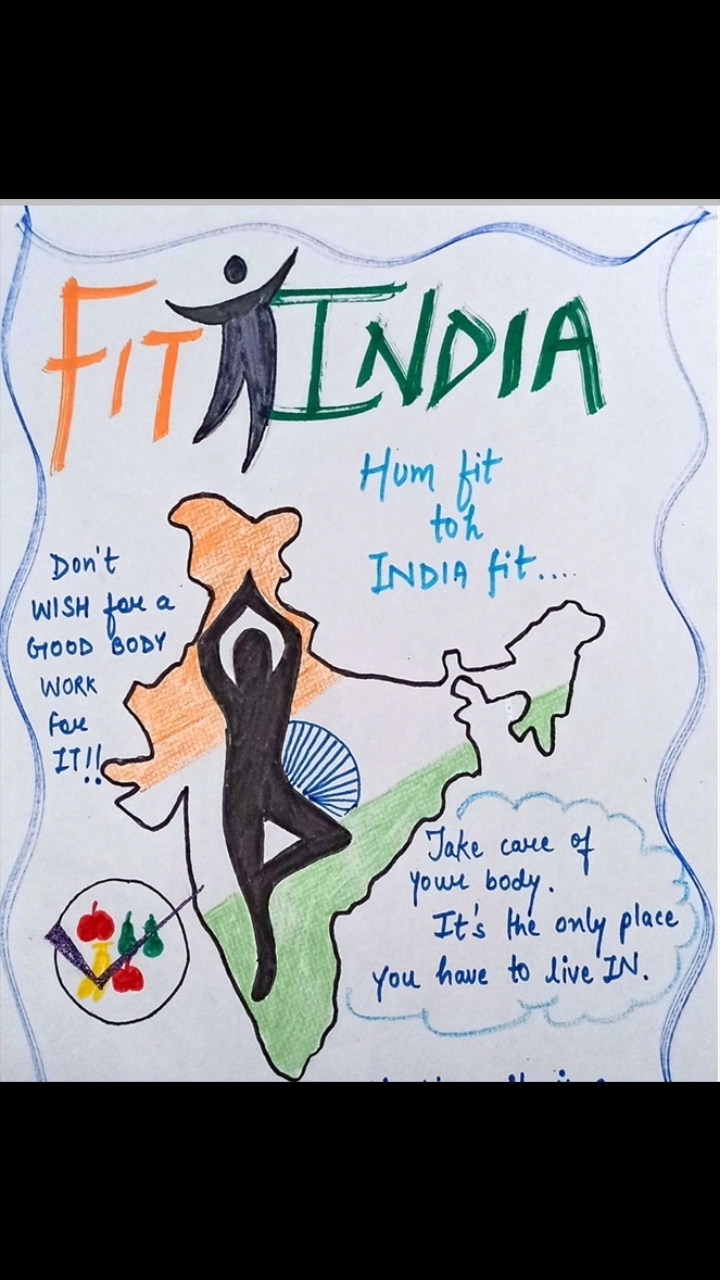 prepare a speech on fit india happy india