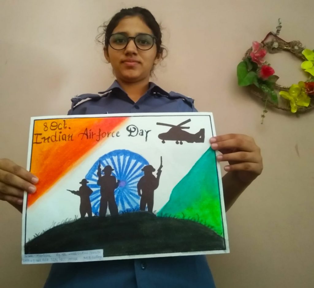 Indian Air Force Day drawing step by step( 8 October) - YouTube