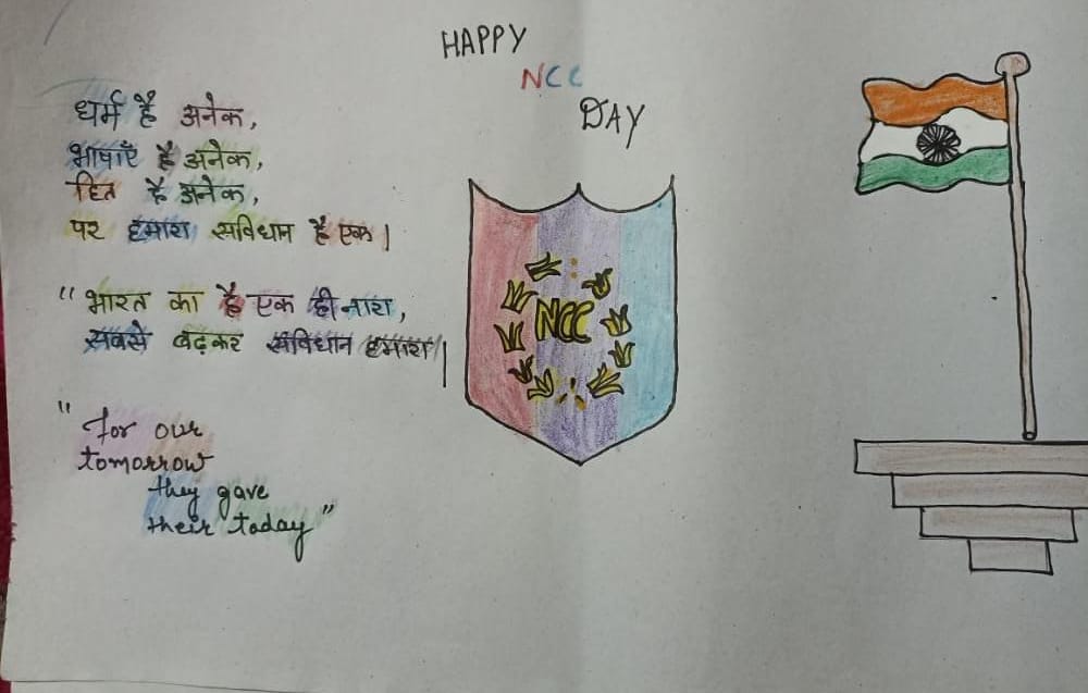 Poster on NCC DAY – India NCC