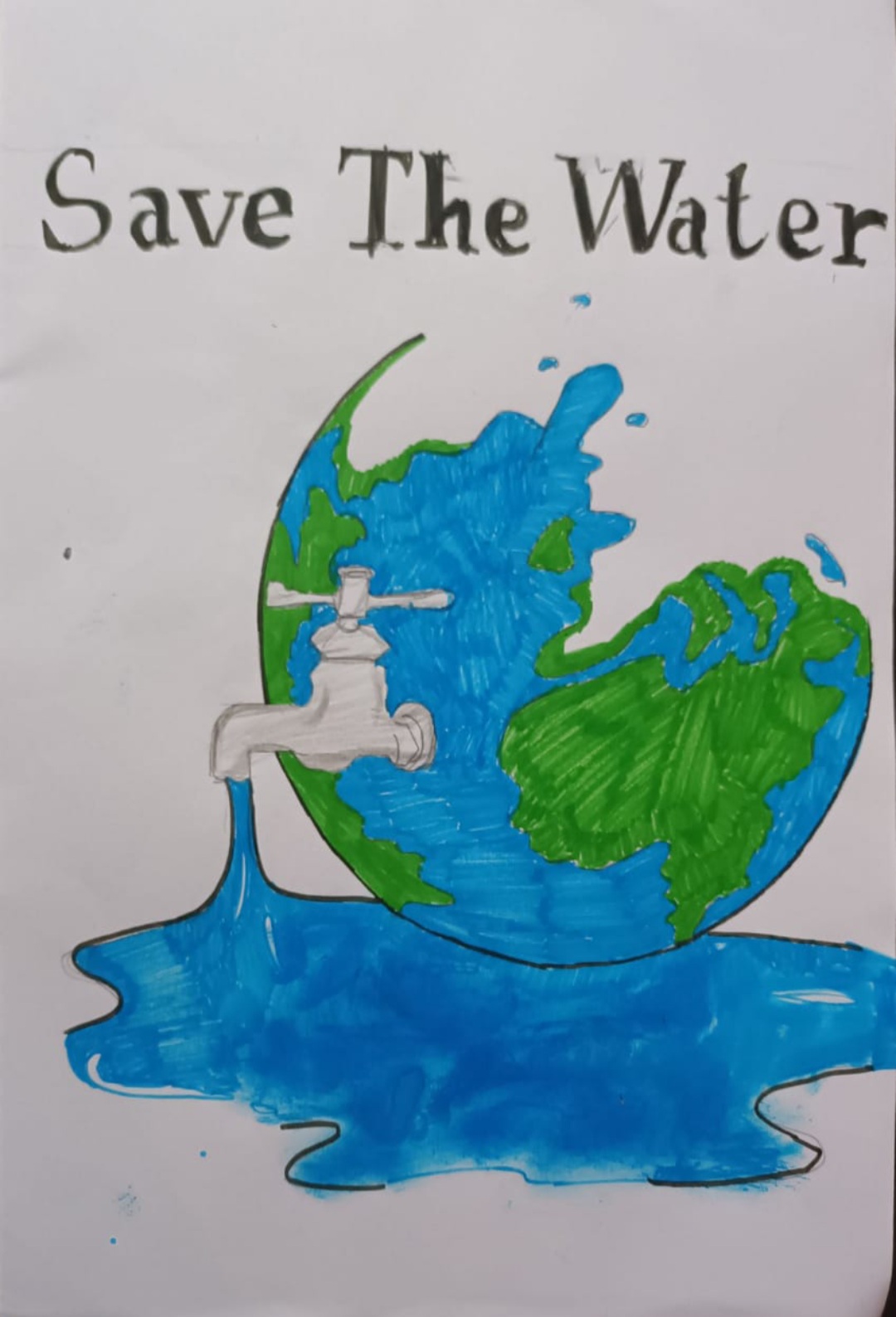 Save the water – India NCC