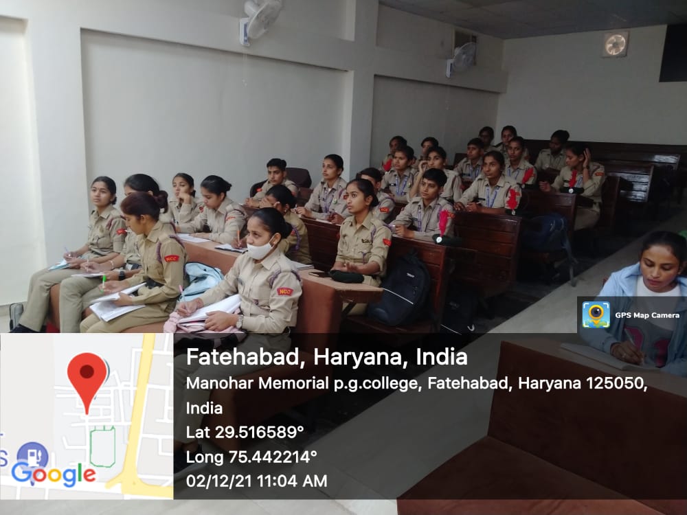 Map reading class India NCC