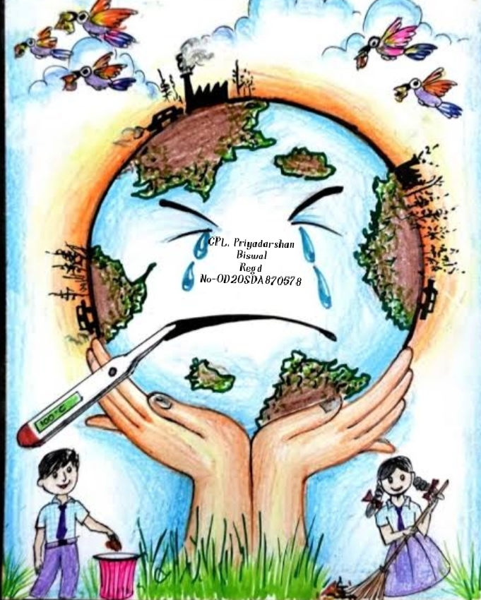 How to draw save earth from corona virus poster | How to draw save earth  from corona virus poster drawing corona virus safety precaution poster  drawing || how to draw world fight