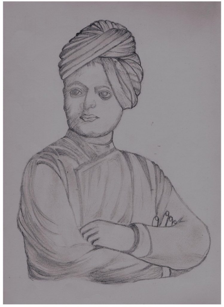 Swami Vivekananda drawing with Colour... - Surajit Sarkar Art | Facebook