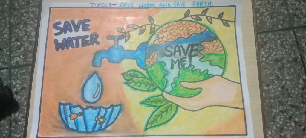 Pin by Sunita Samal on save water drawing | Save water poster drawing, Save  water drawing, Earth drawings