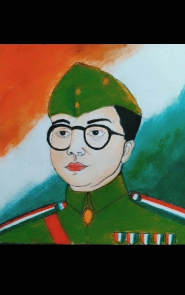 how to draw subhash chandra bose step by step,netaji subhash chandra bose  drawing,how to draw netaji - YouTube