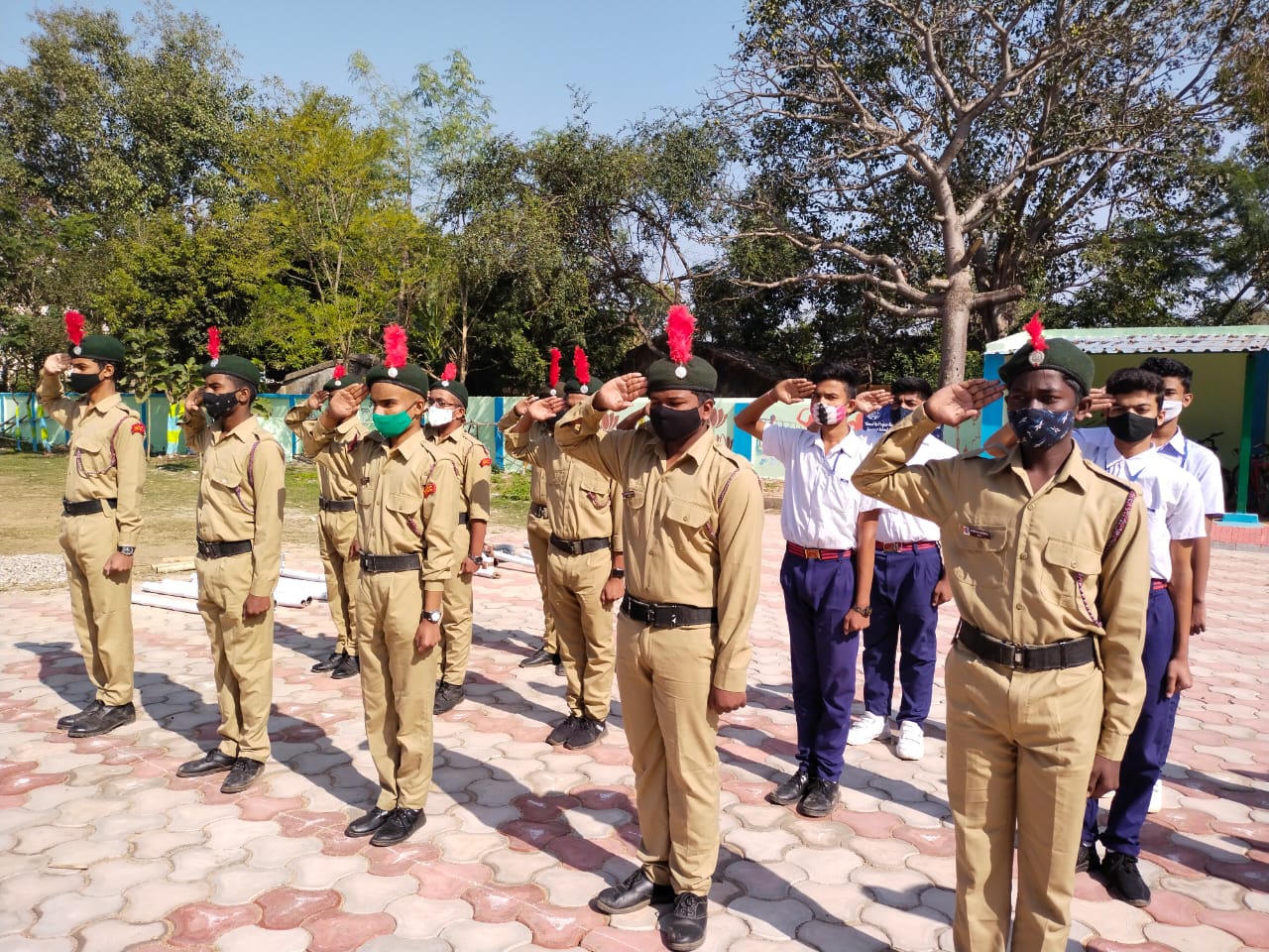 Parade training – India NCC