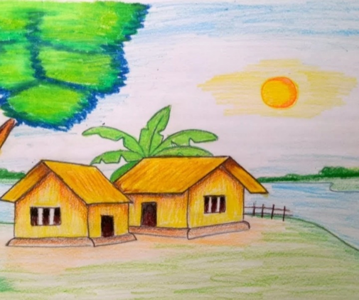 Easy Pictures To Draw - Landscape Drawing Nature In Pencil - YouTube-saigonsouth.com.vn