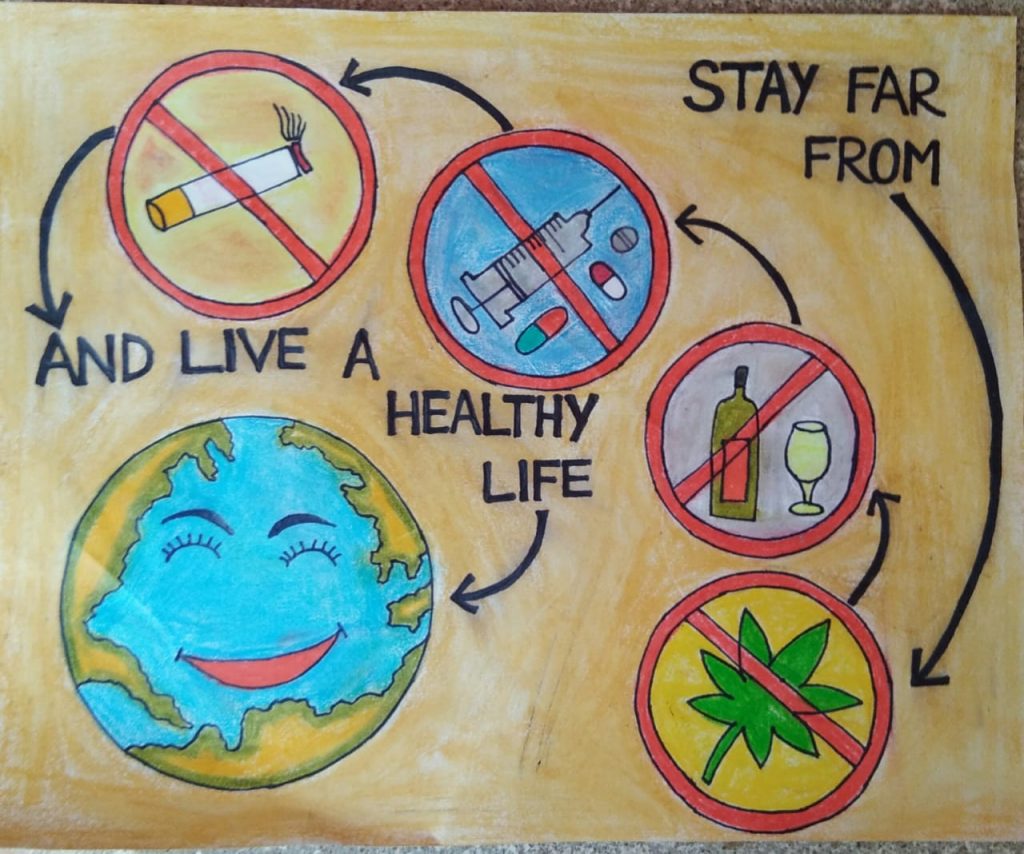 Anti drug poster – India NCC