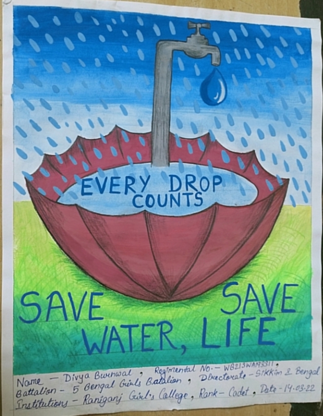 SAVE WATER – India NCC