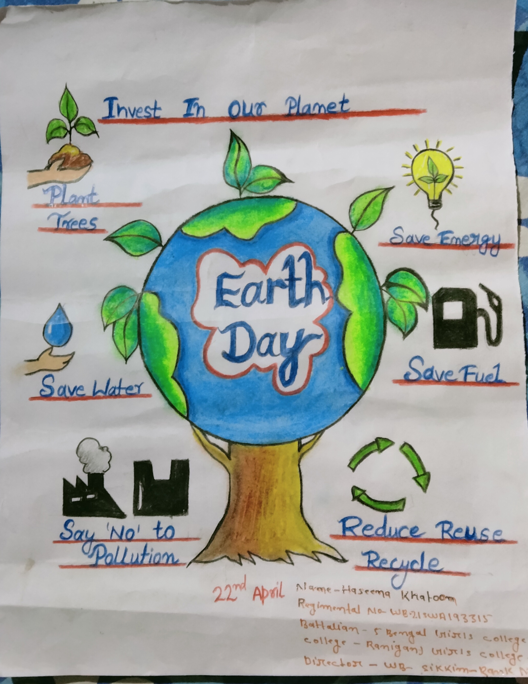 Earth day – India NCC