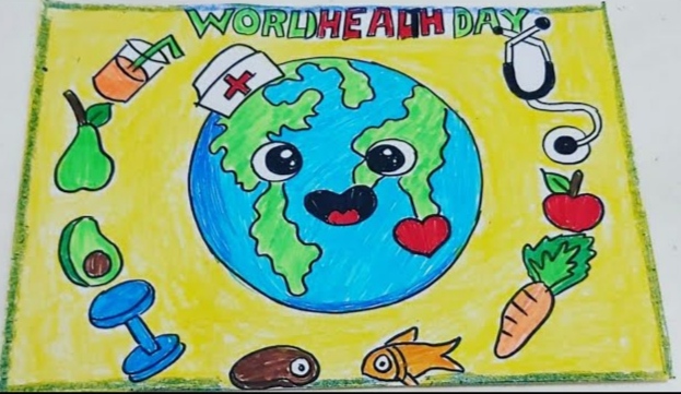 Free Vector | Hand drawn world health day background