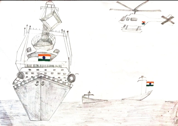 The torpedo striking hard in cinemas #Goosebumps #patriotism #indiannavy  #Rana #Gaazi | All Drawing | Drawing | Pixoto