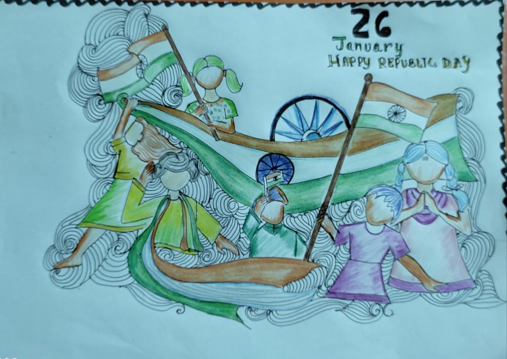 26 january drawing – India NCC