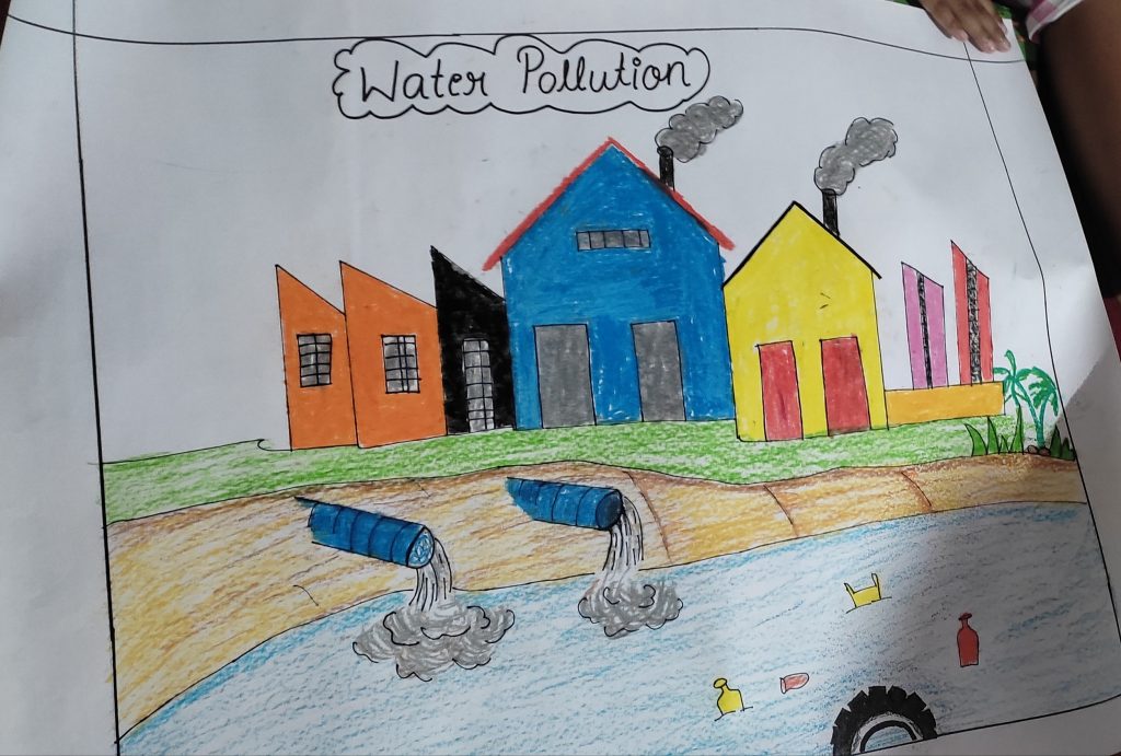 Stop water pollution drawing – India NCC-cacanhphuclong.com.vn