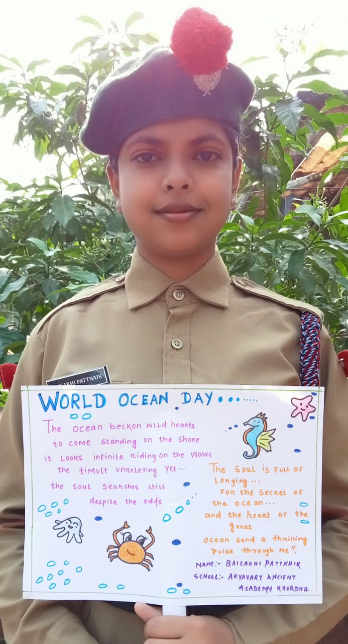 World ocean day India NCC