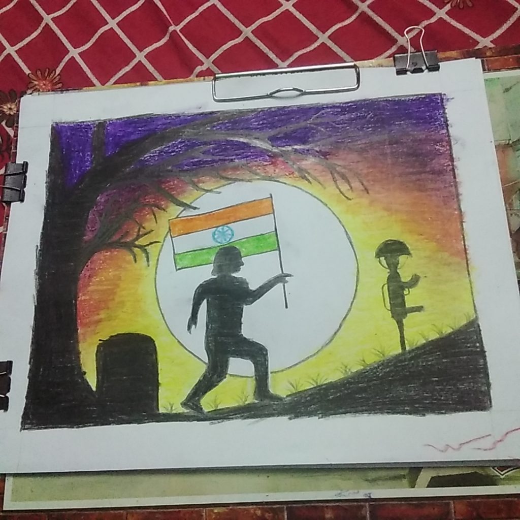 How to make easy Republic Day drawings | TalentGum