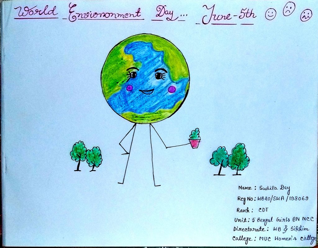World Environment Day Drawing | Environment Day Poster | Environment Day  Drawing Easy