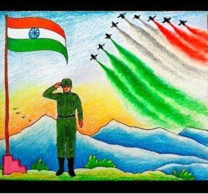 Independence Day special Indian Army Drawing for beginners - step by step -  YouTube | Army drawing, Soldier drawing, Independence day drawing