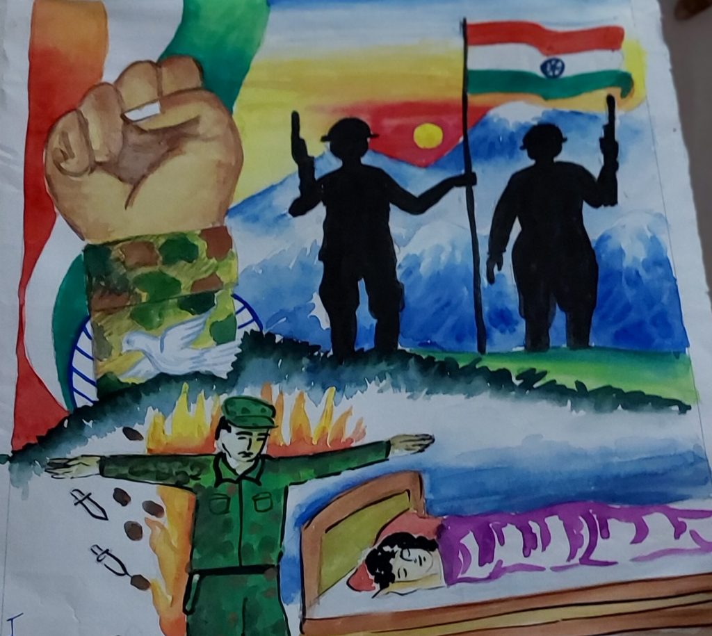 ARMY DRAWING WITH PASTEL COLOR||HOW TO DRAW INDIAN ARMY - YouTube-saigonsouth.com.vn