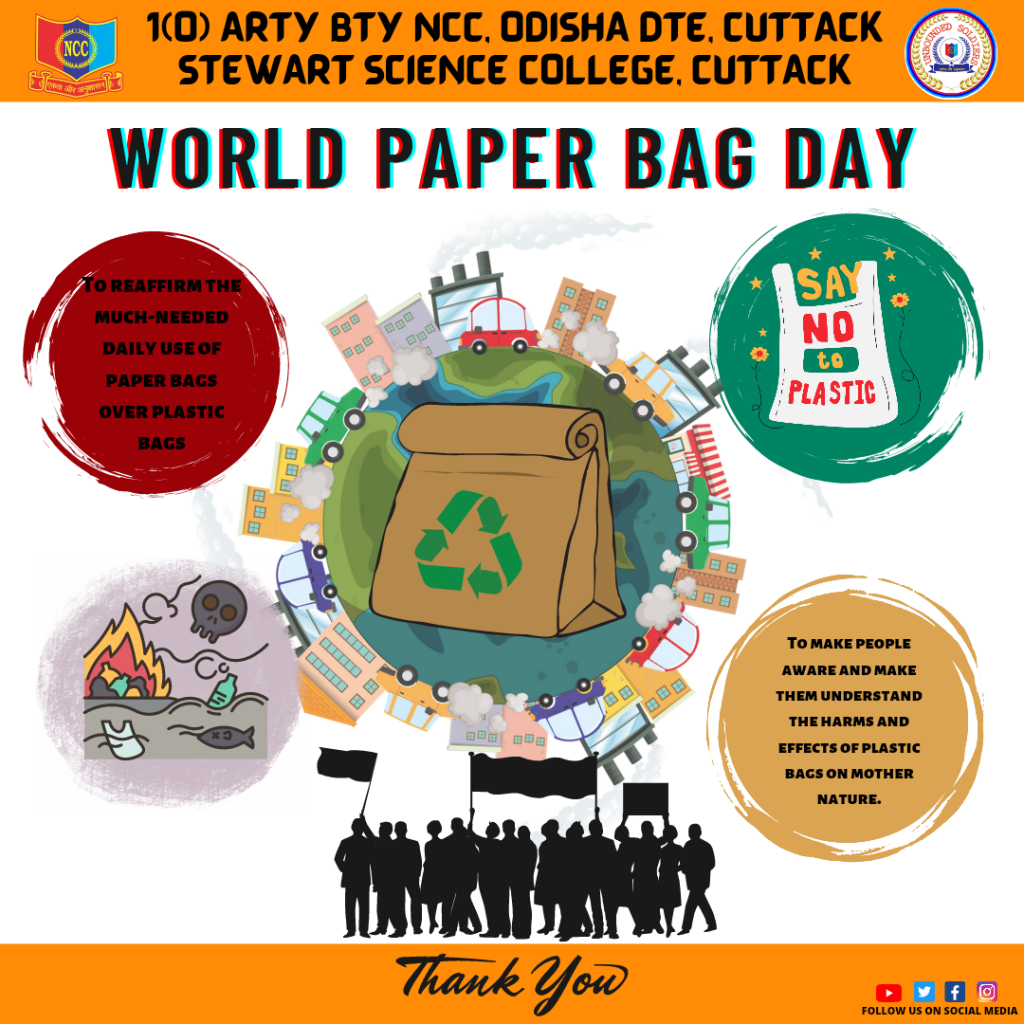 World paper bag day India NCC