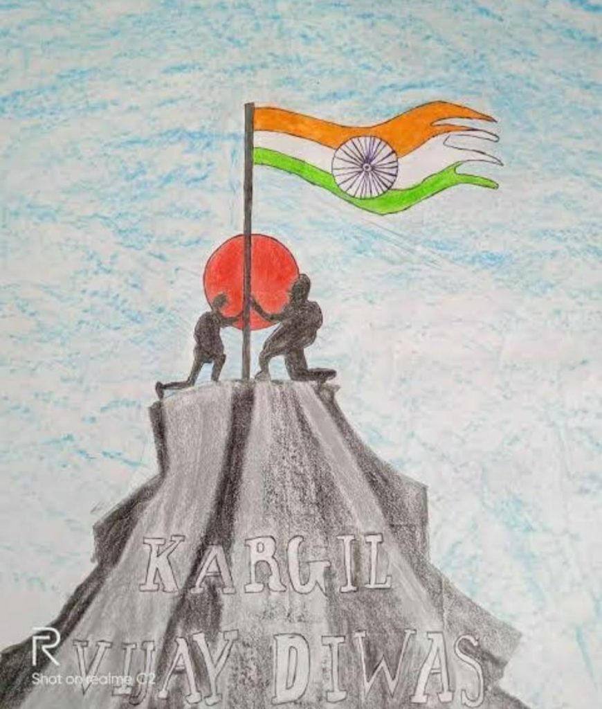Poster on kargil Vijay Diwas – India NCC