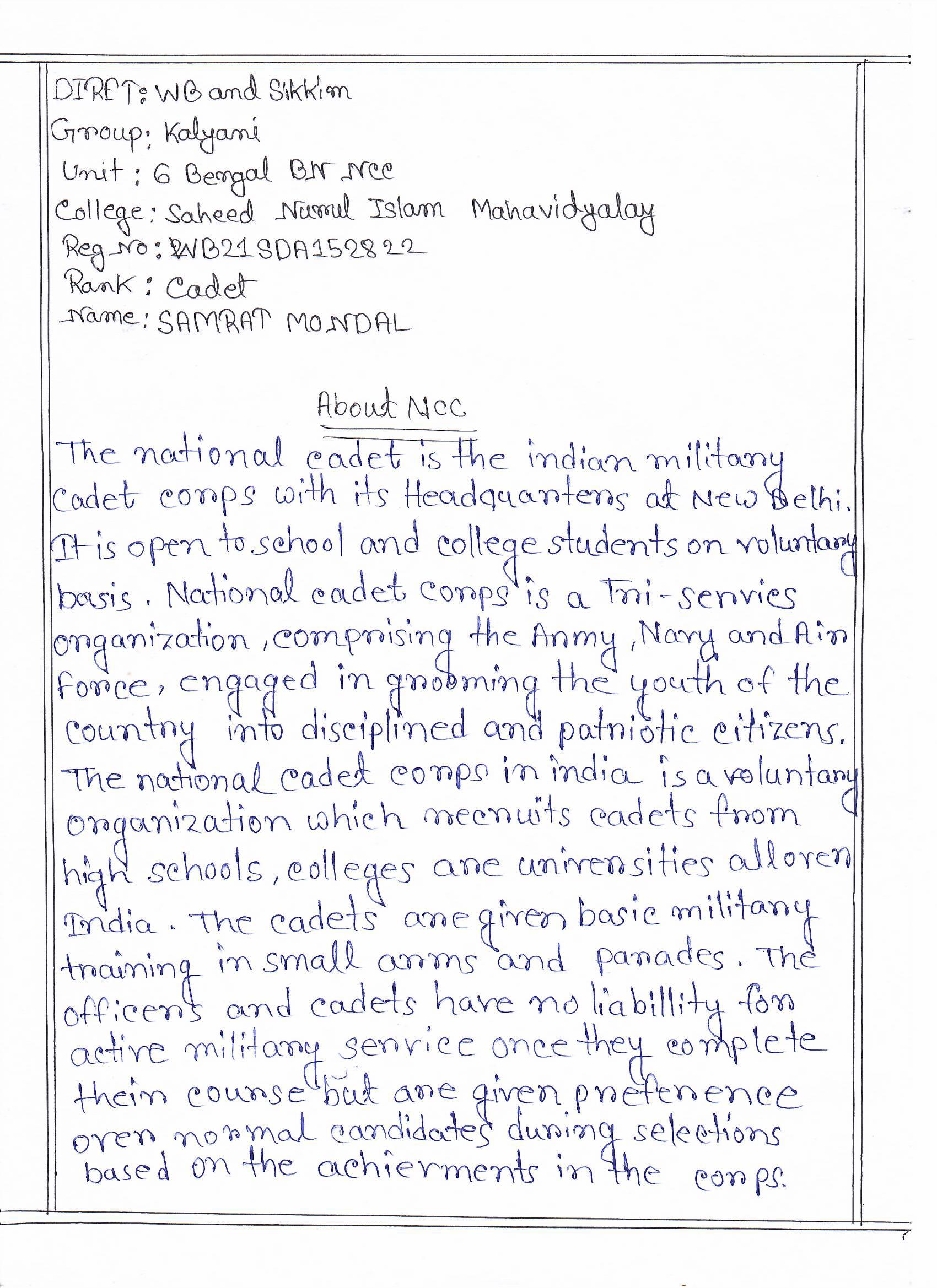 About Ncc India Ncc About Ncc India Ncc