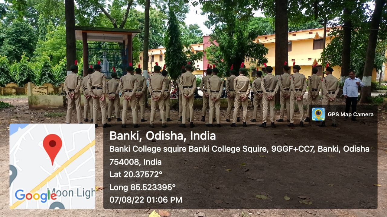 Paread class at banki autonomous college banki – India NCC