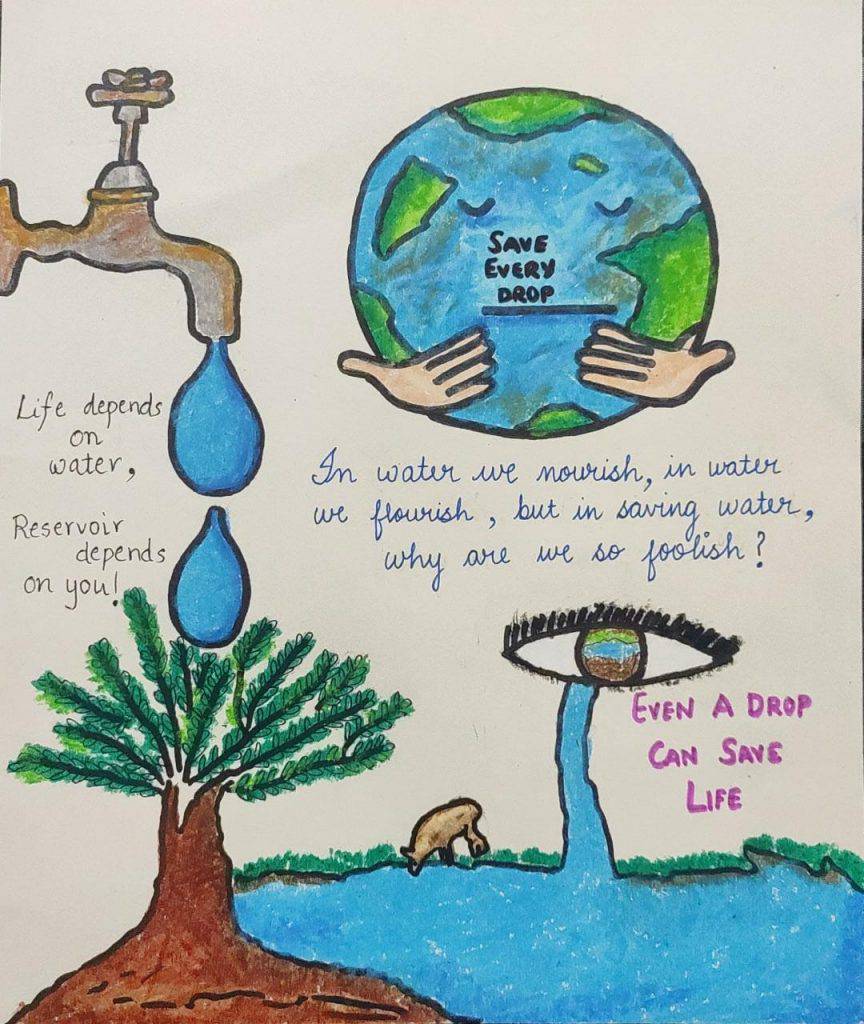 Save water – India NCC