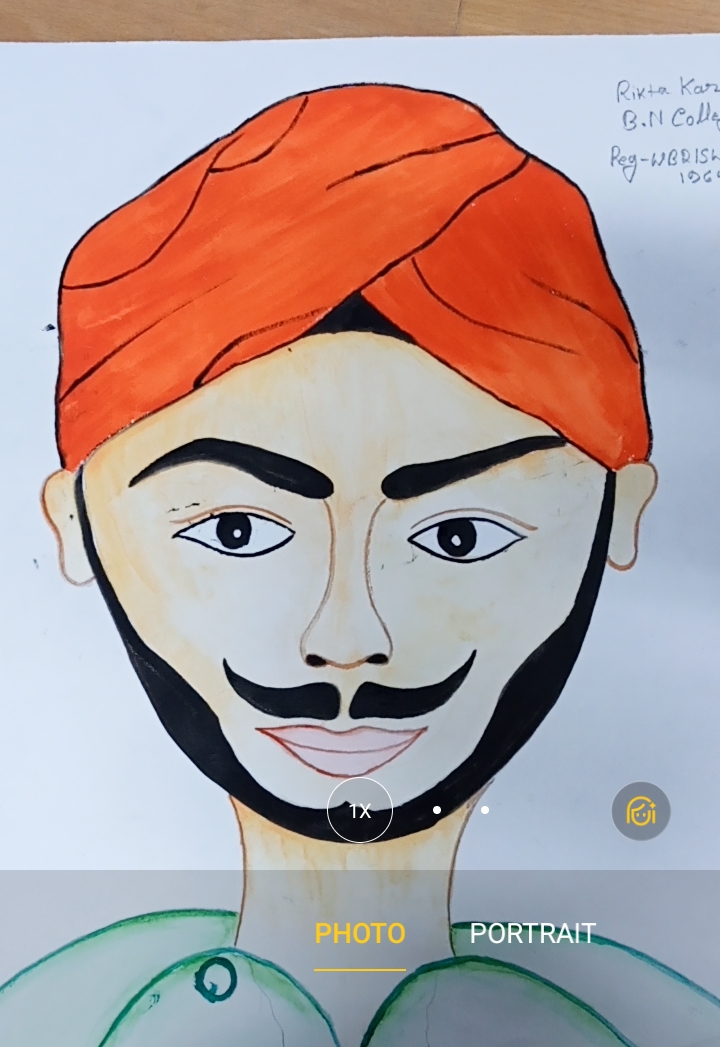 Drawing competition Rikta kar , Regi no WB21SWA196445 India NCC