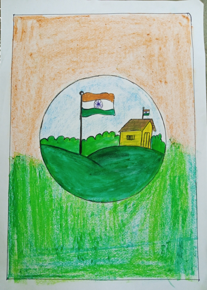Happy independence day to my all friends ❤️ My new drawing on independence  day I am very sure you will like it ☺️ #happyindependenceday🇮🇳… |  Instagram